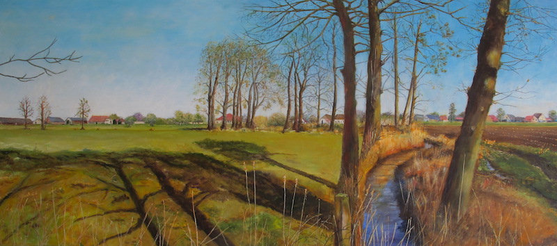 Henk Voorbij-Omgeving Barneveld-acryl