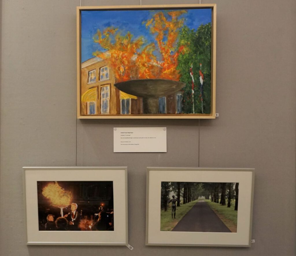 Expositie Het Gelders Palet 75 jaar Vrijheid in Beeld in bibliotheek Wageningen 2020