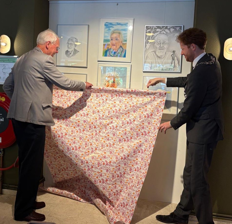 Opening expositie Wageningse 80-jarigen van Het Gelders Palet in Visum Mundi Wageningen juni 2025